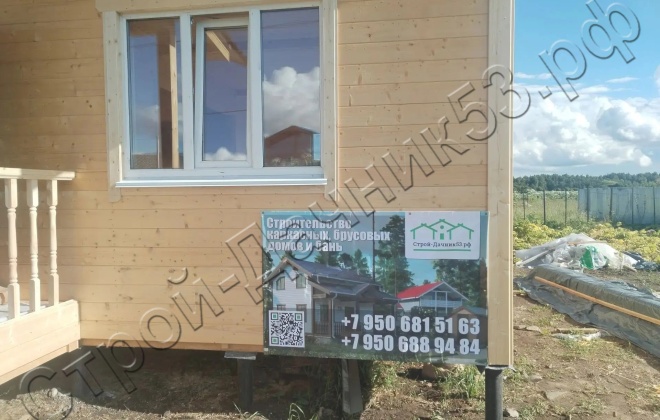 4 Каркасный дом Д-3, 10x8 9x8.5 м, 67.5 М², Тверская область, Калининский район, деревня Митяево (9)